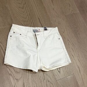 Levi’s Strauss White Jean Shorts